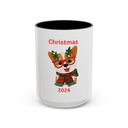 Dog with glasses lights