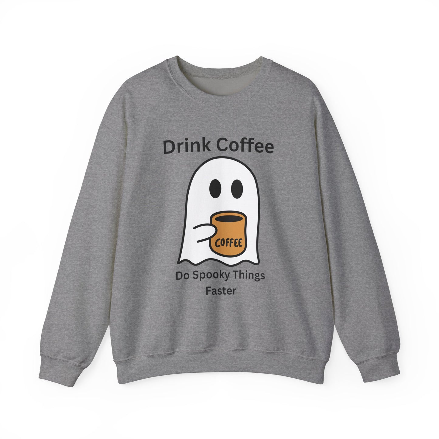 Boo Drink Coffee-Ghost-Sweatshirt