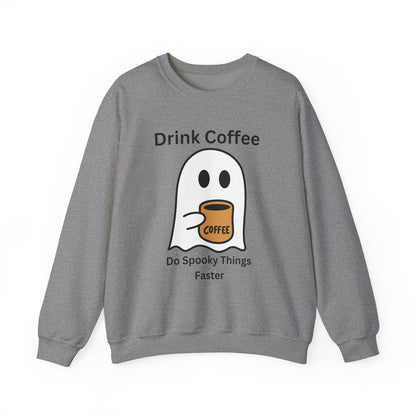 Boo Drink Coffee-Ghost-Sweatshirt