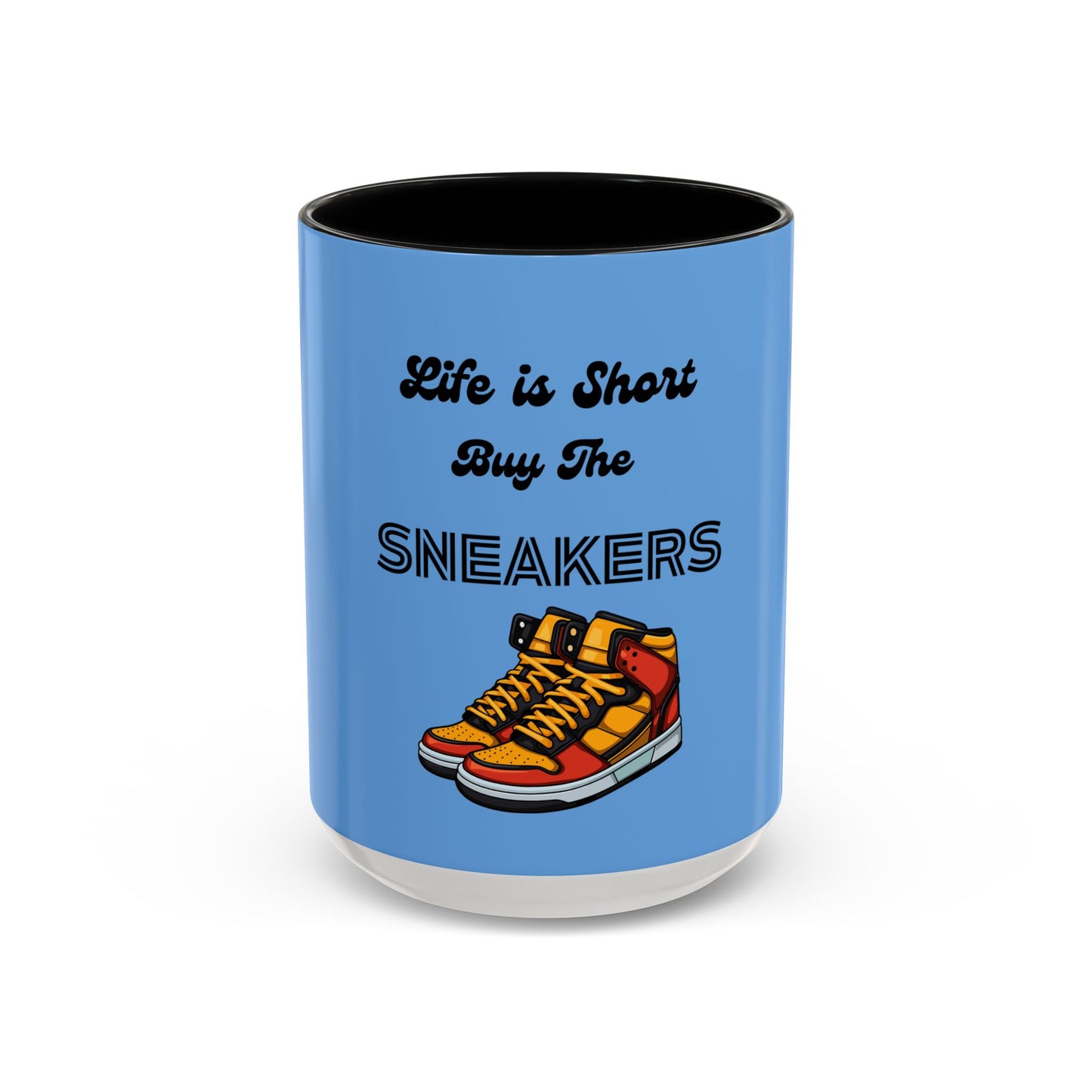Sneaker Head Accent Coffee Mug