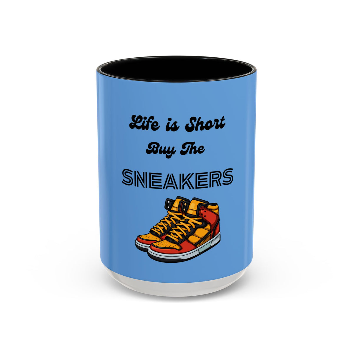 Sneaker Head Accent Coffee Mug