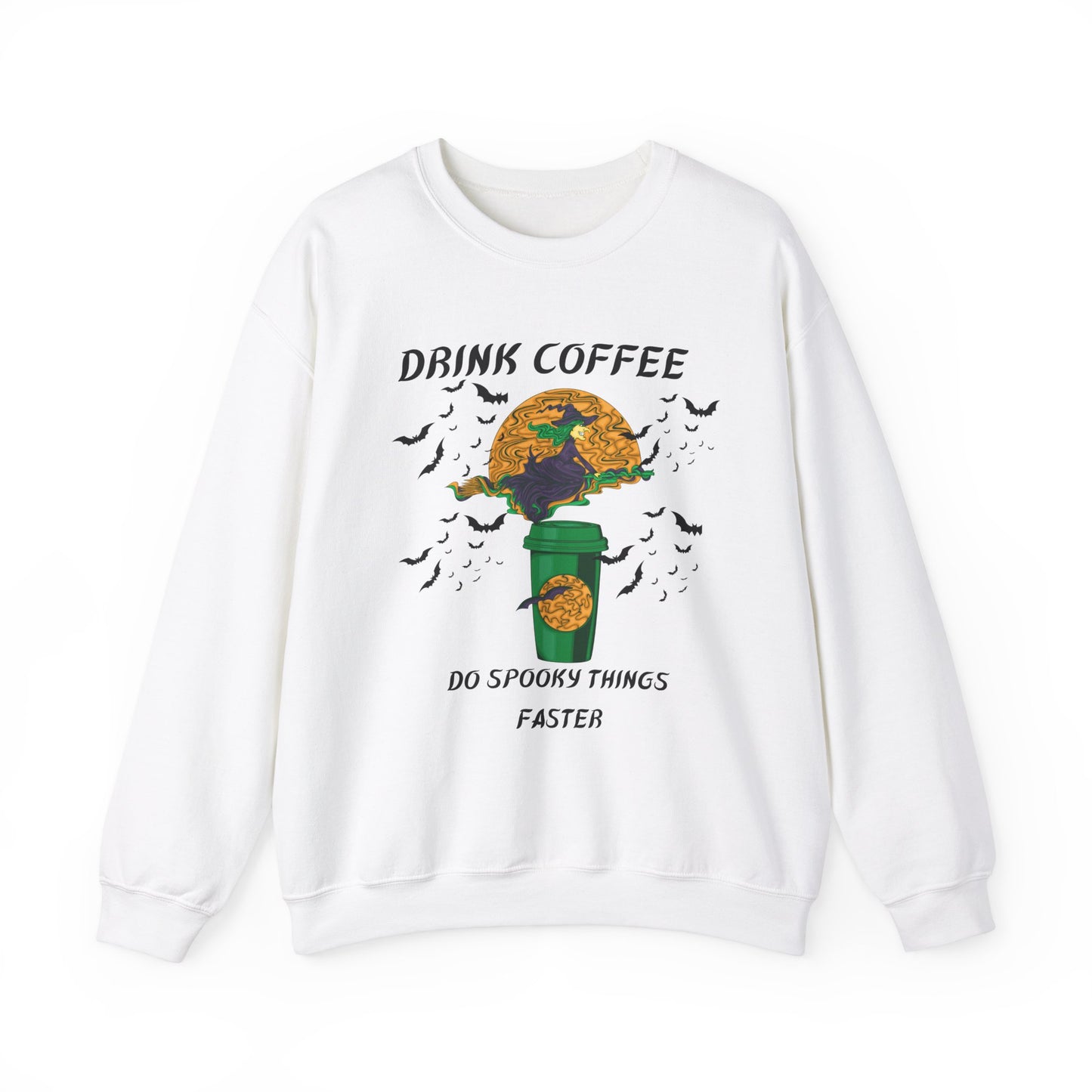 Do Spooky Things Faster-Witch-Sweatshirt