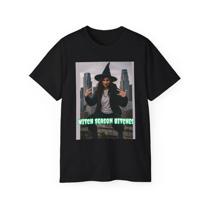 Urban Witch- Witch Season Bitches Tee (Cityscape)