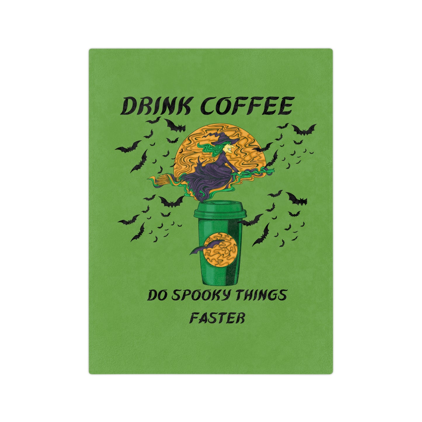 Drink Coffee Witch-Green