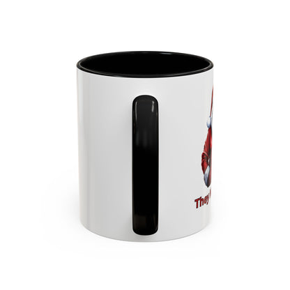 They Not Like Us-Accent Coffee Mug (11, 15oz) (Black)