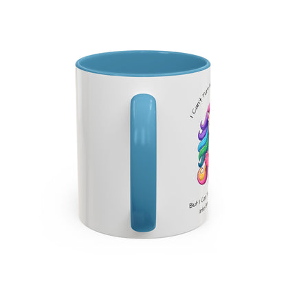 Cookies Into Breakfast-Accent Coffee Mug (11, 15oz) (Pink)