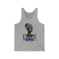 Queen Silver Graphic Unisex Jersey Tank Top