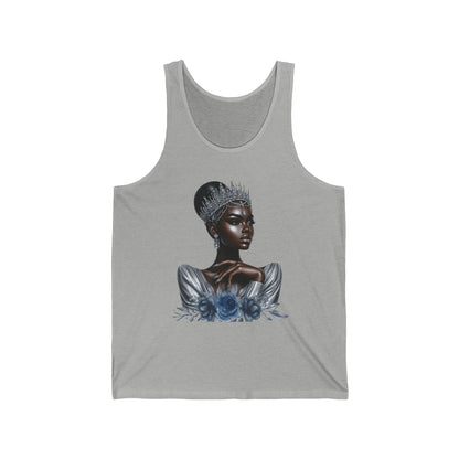 Queen Silver Graphic Unisex Jersey Tank Top
