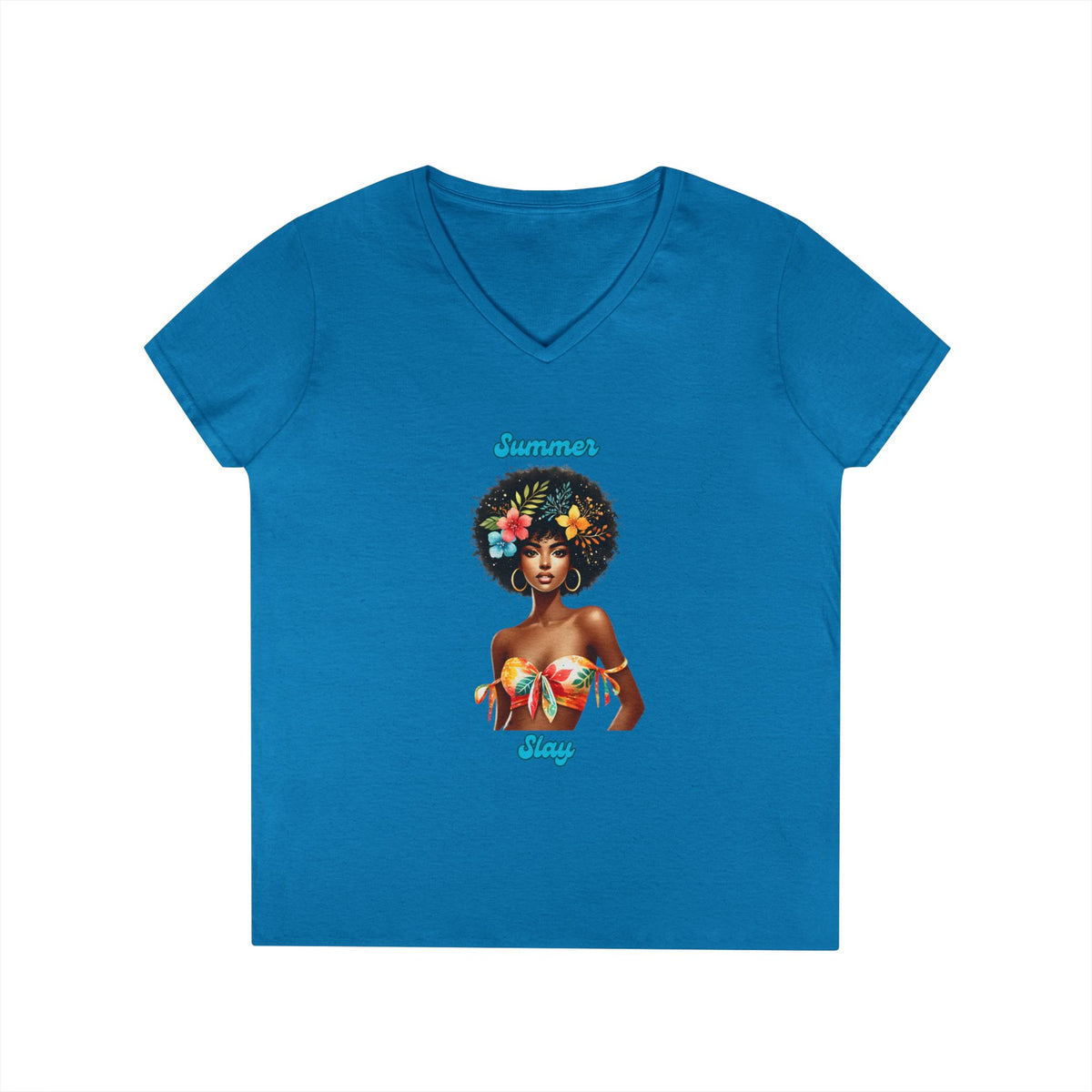 Summer Slay 2 Ladies' V-Neck T-Shirt