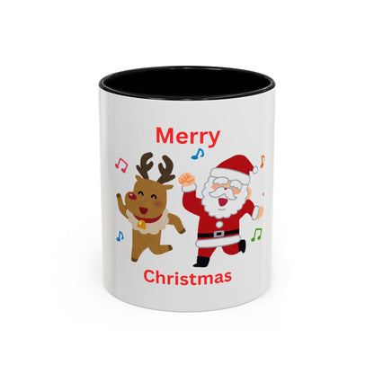 Singing Santa and Rudolf