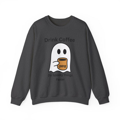 Boo Drink Coffee-Ghost-Sweatshirt