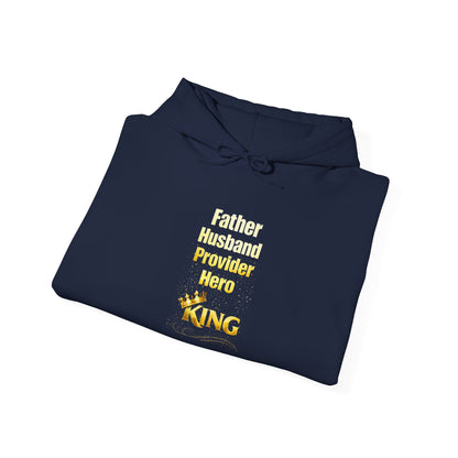 Father Husband Provider Hero King-Hoodie