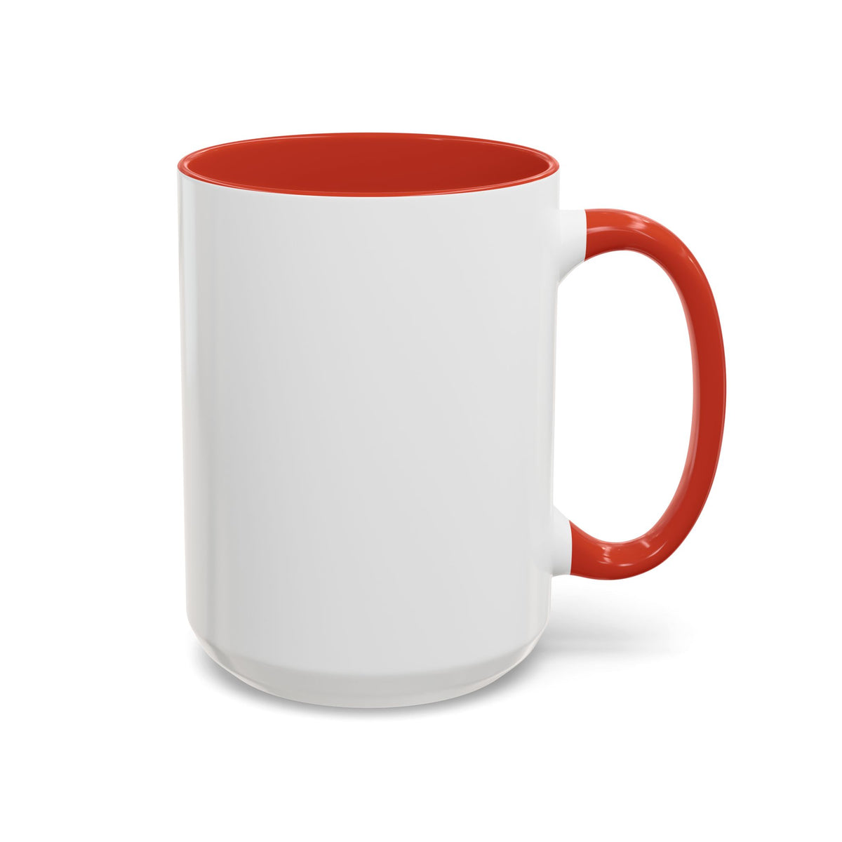Hottie With A Body 2-Accent Coffee Mug (11, 15oz) (Red)