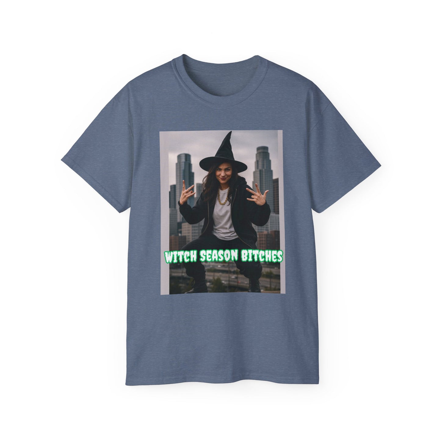 Urban Witch- Witch Season Bitches Tee (Cityscape)