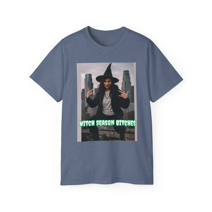 Urban Witch- Witch Season Bitches Tee (Cityscape)