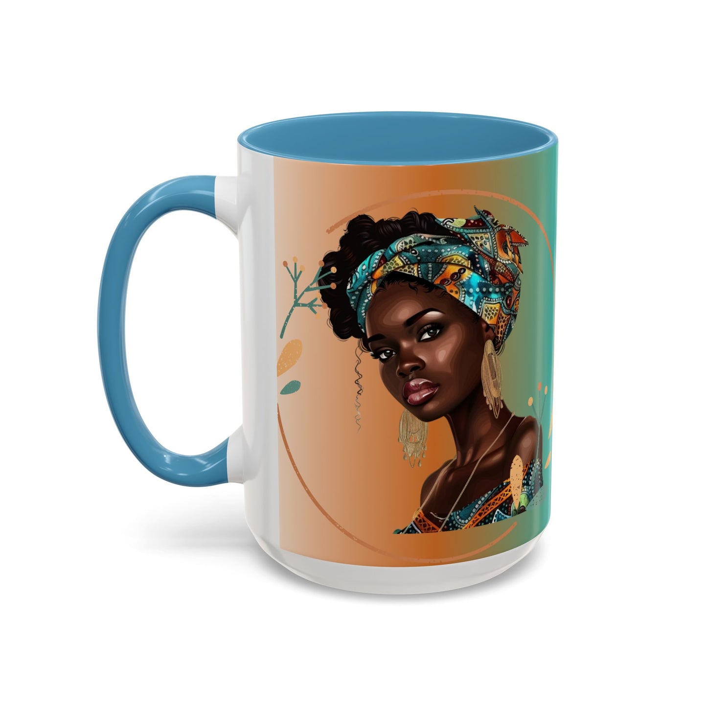 Queen Teal Accent Coffee Mug |  11oz & 15oz