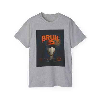 Bruh Cotton T-Shirt (Haunted House)