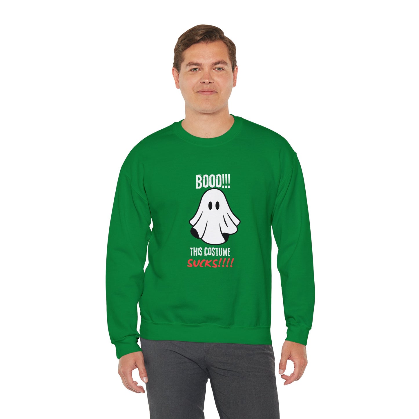 Boo Costume Sucks-Black-Sweatshirt