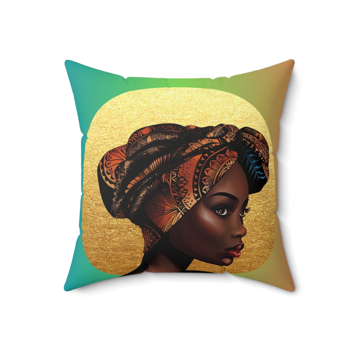 Moon-Spun Polyester Square Pillow