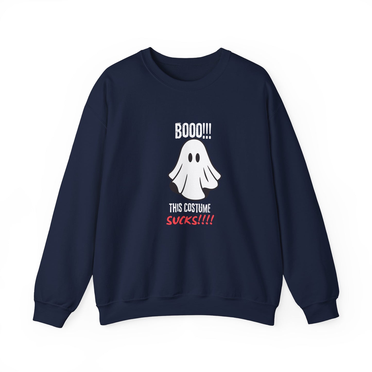 Boo Costume Sucks-Black-Sweatshirt