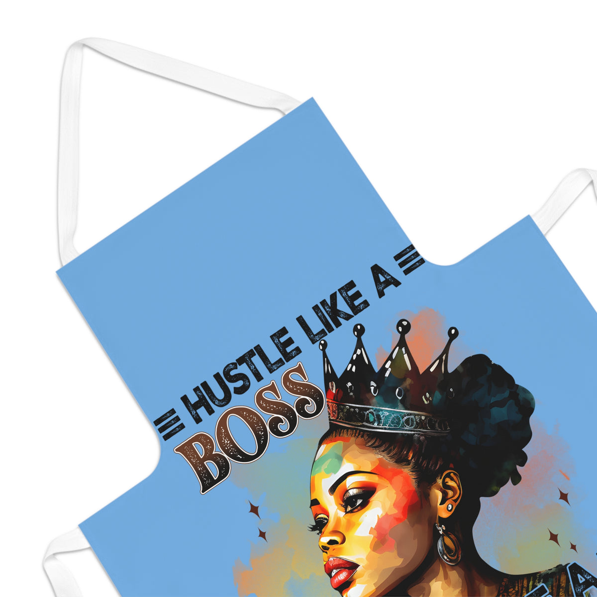 Hustle Queen-Adult Apron (AOP)