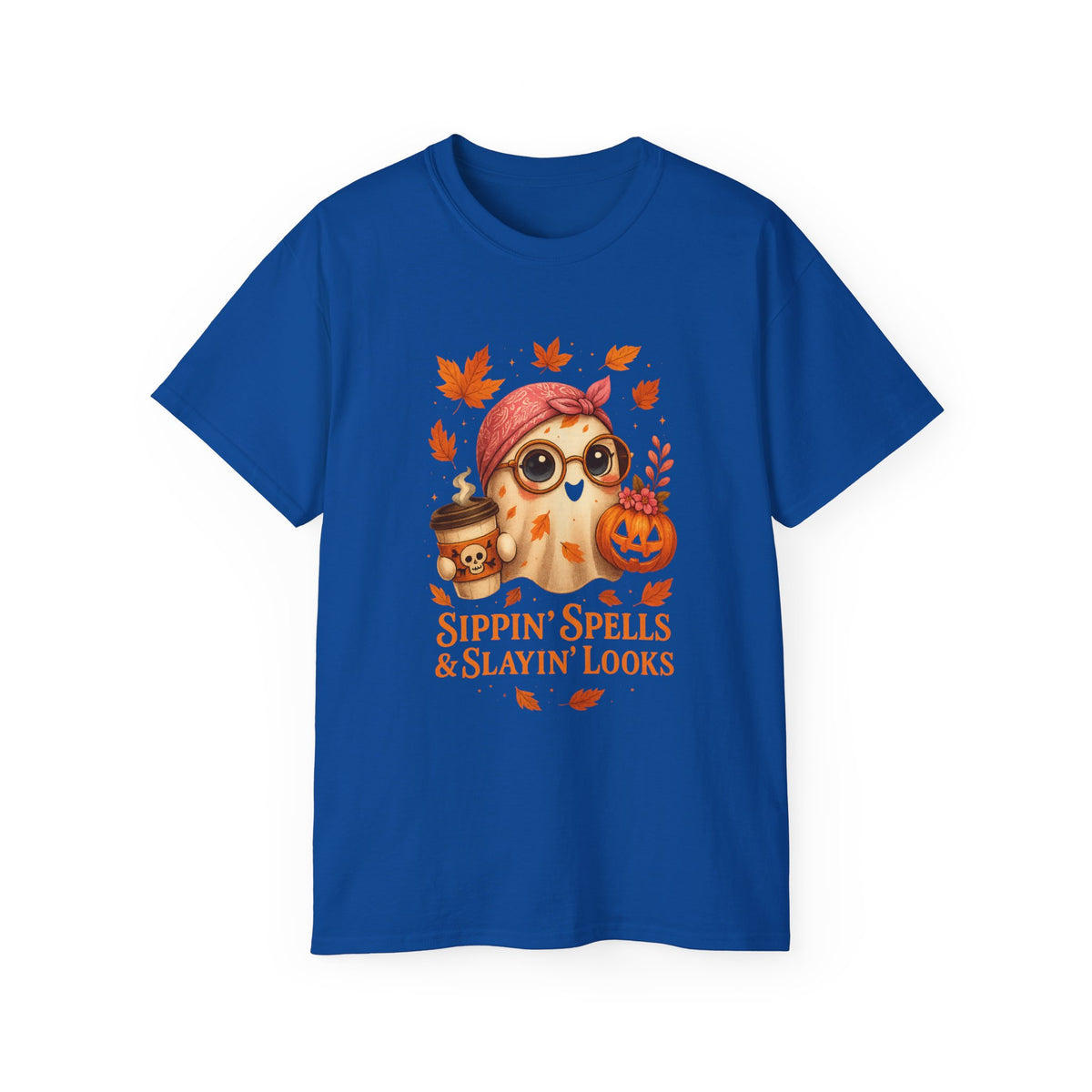 Sippin Spells and Slayin looks Halloween Tee