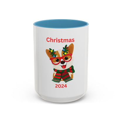 Dog with glasses lights