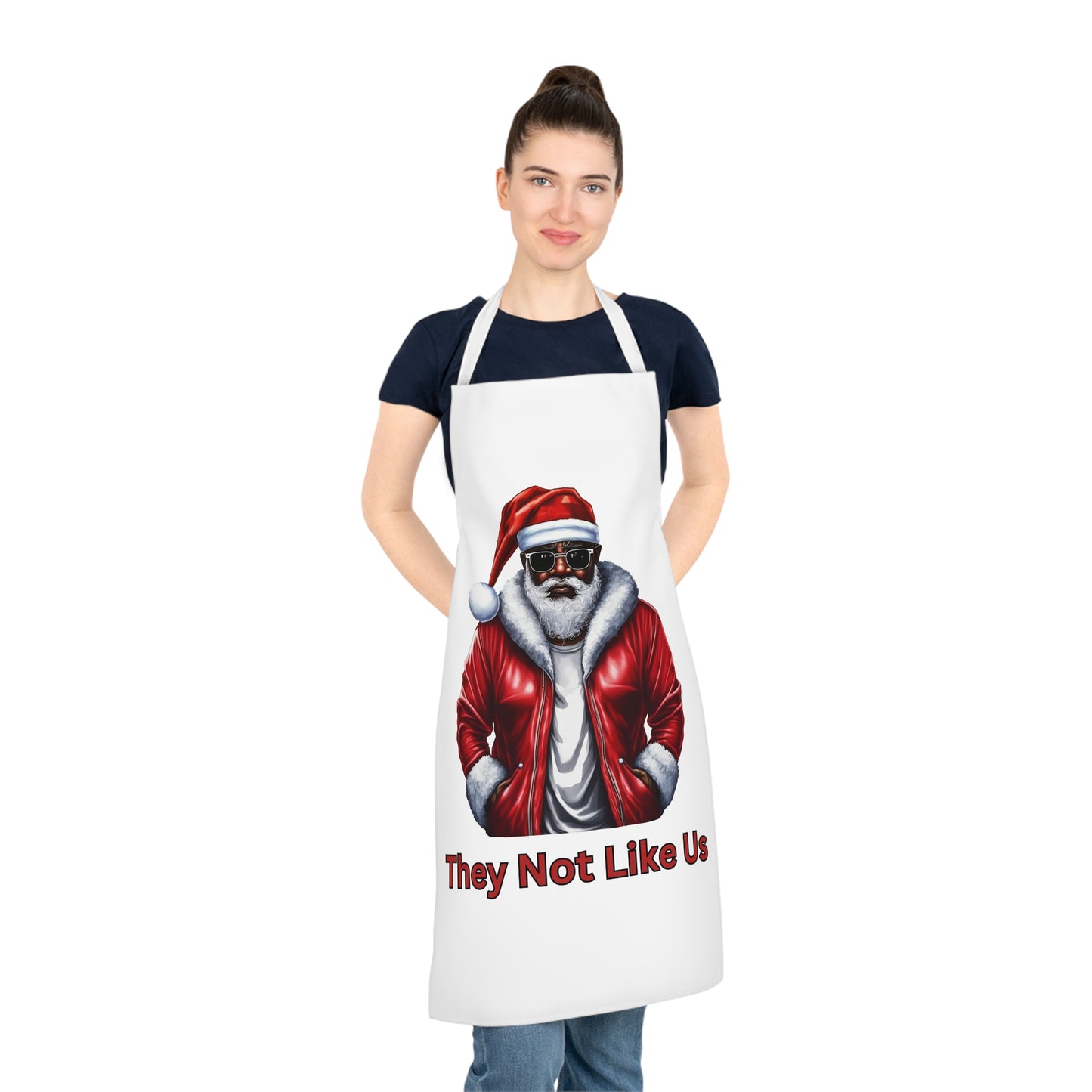 They Not Like Us-Adult Apron (AOP) (White)