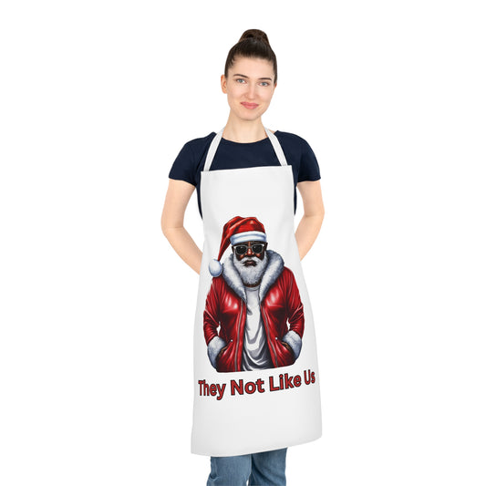 They Not Like Us-Adult Apron (AOP) (White)
