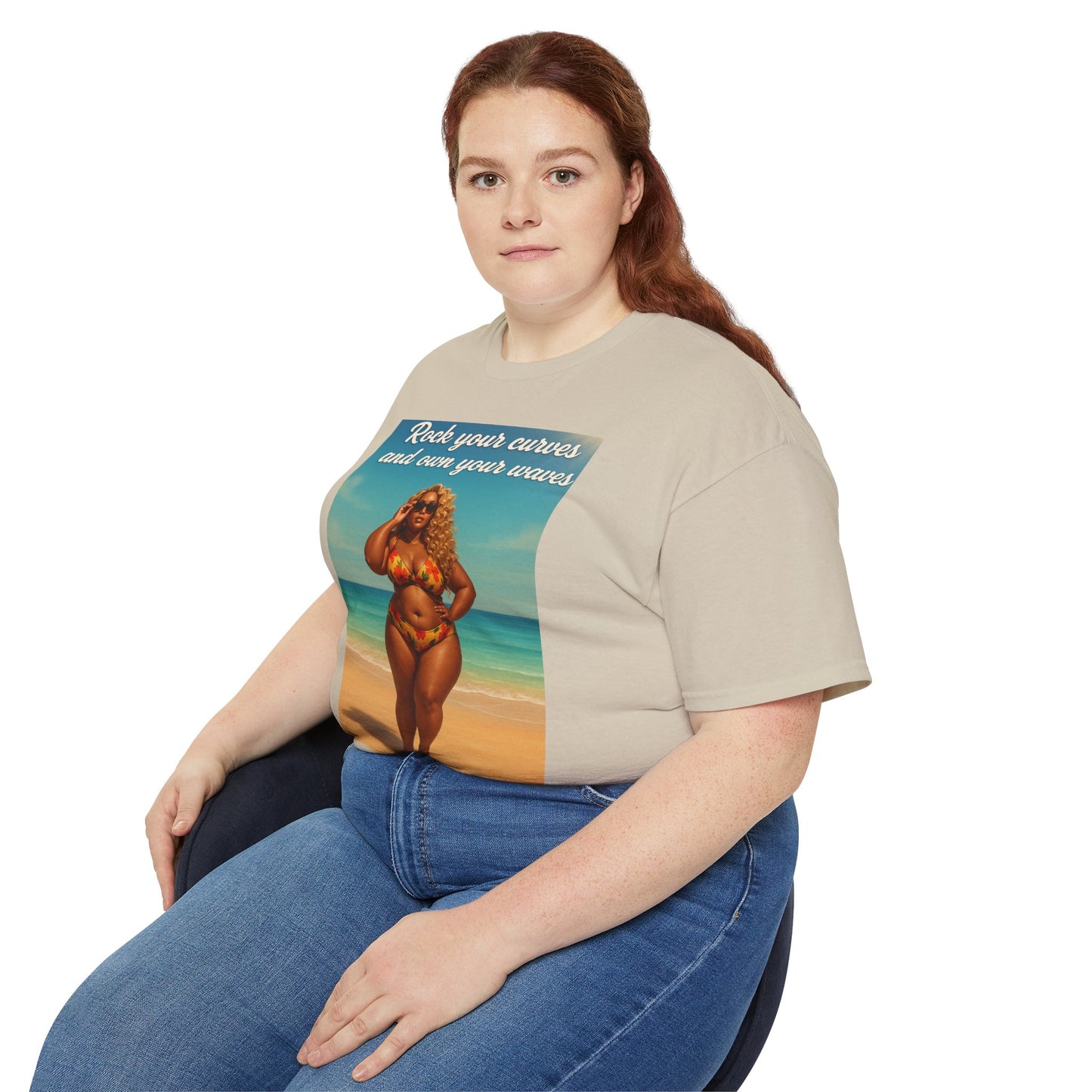 Embrace Your Curves And Rock Your Waves, Body Positivity T-Shirt