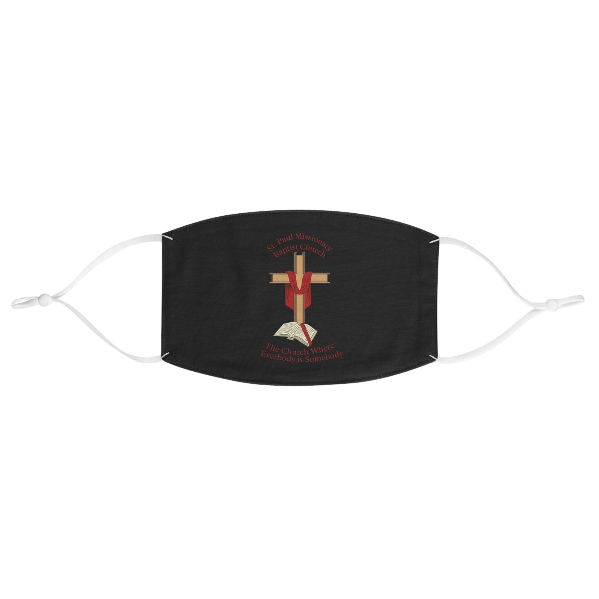 St. Paul Missionary Baptist Church Face Mask —Black