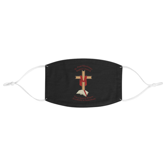 St. Paul Missionary Baptist Church Face Mask —Black
