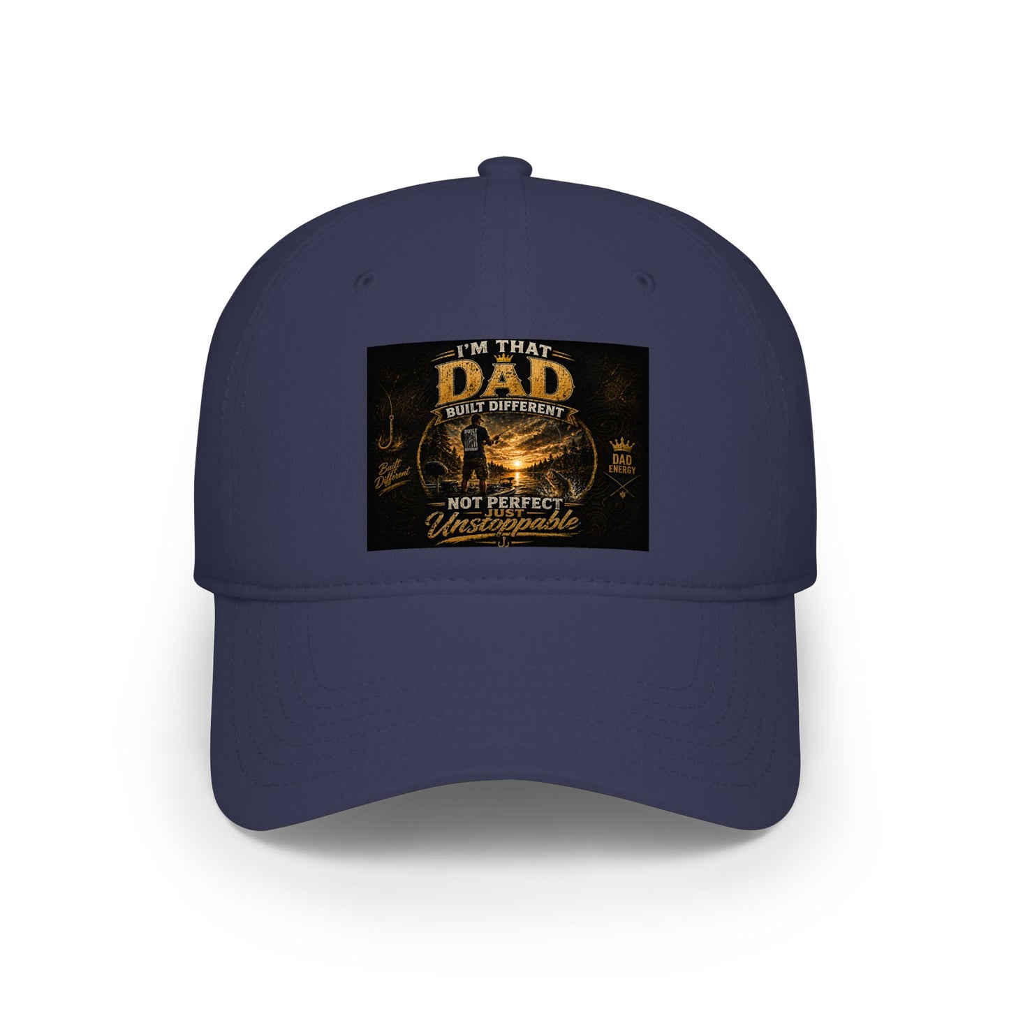 "I'm That Dad" Vintage fishing Design- Low Profile Baseball Cap