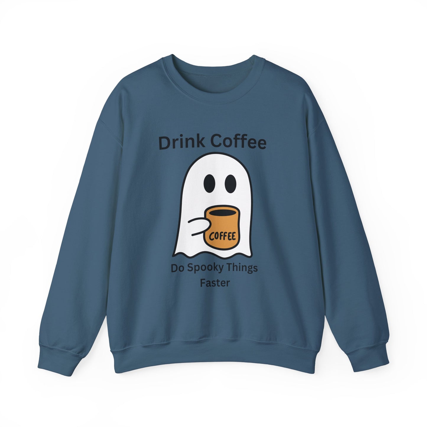 Boo Drink Coffee-Ghost-Sweatshirt