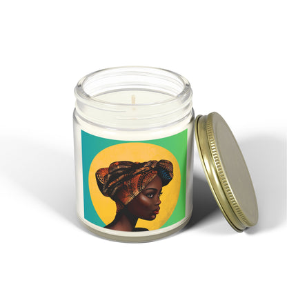 Moon-Scented Candles, Coconut Apricot Wax (4oz, 9oz)