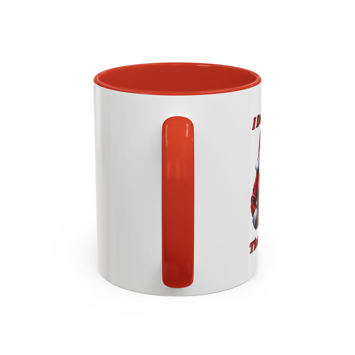 I Do It For The Hoos-Accent Coffee Mug (11, 15oz) (Red)