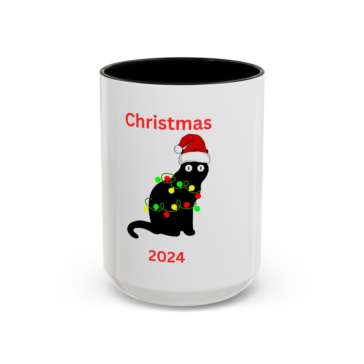 Black Cat Christmas Lights