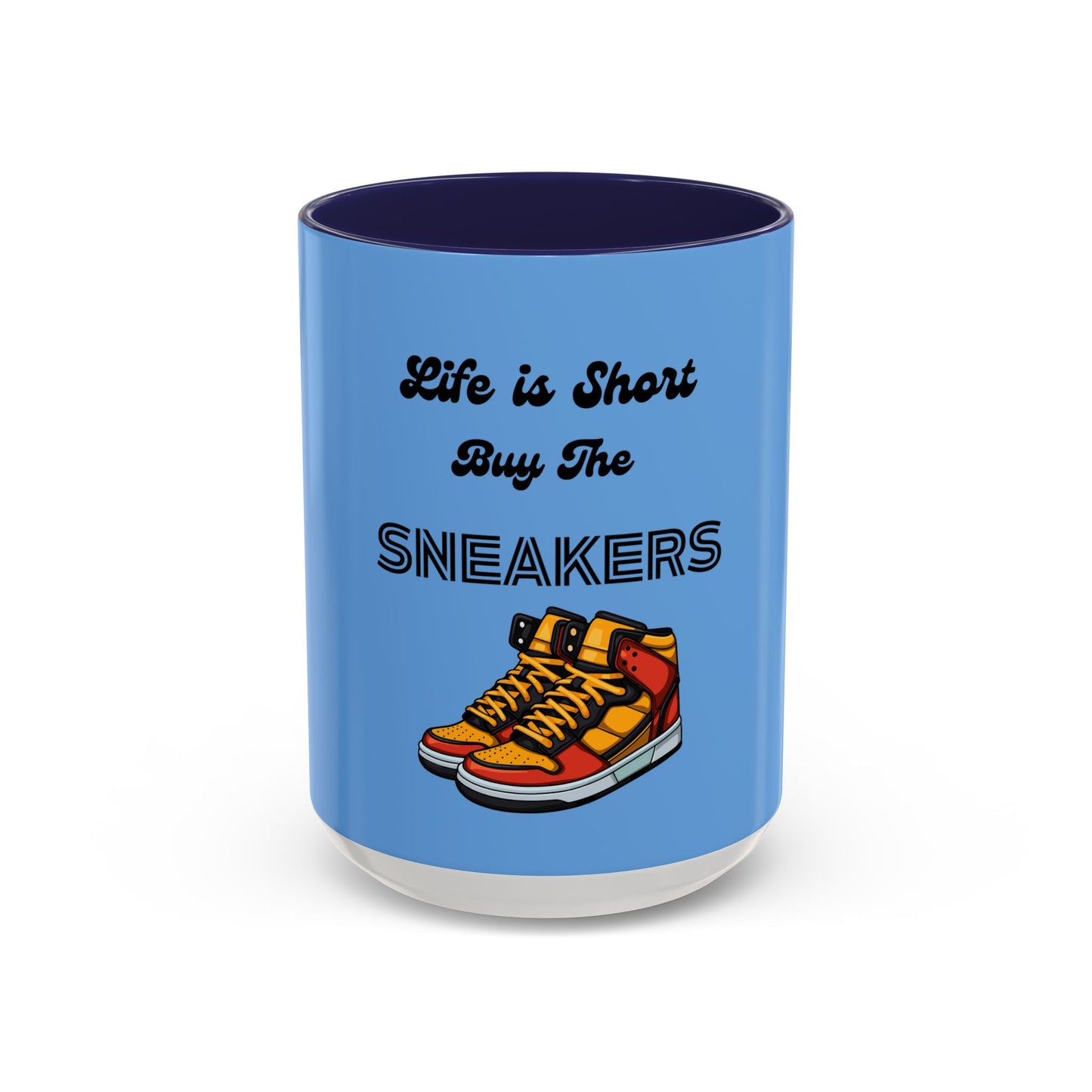 Sneaker Head Accent Coffee Mug