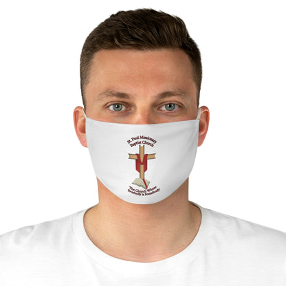 St. Paul Missionary Baptist Church Face Mask —White