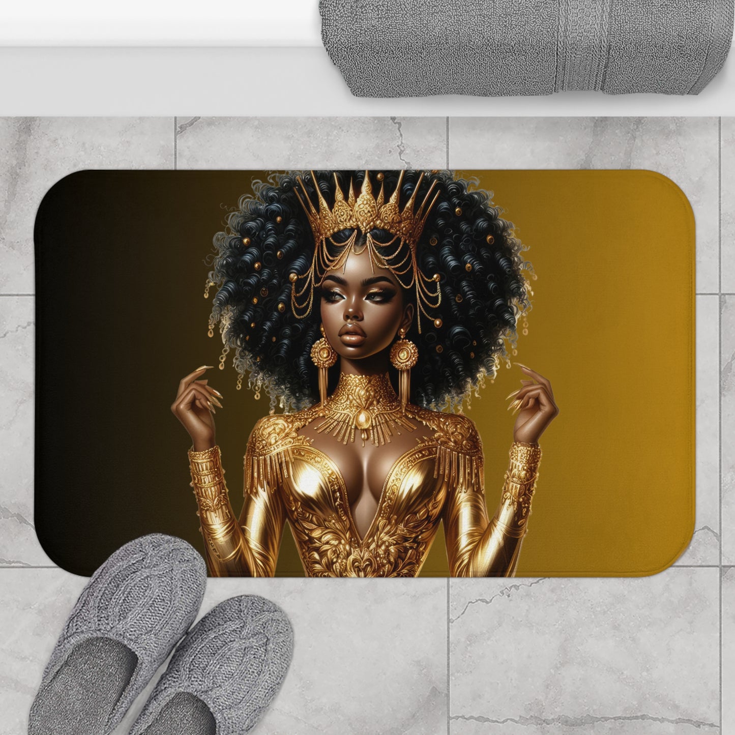 Golden Goddess Bath Mat