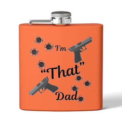 Funny Stainless Steel Flask for Dad | I'm "That" Dad