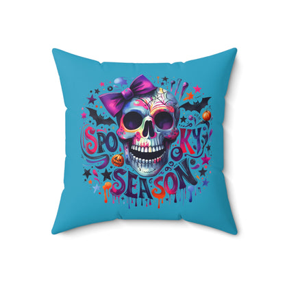 Spooky Season Skull 2-Turquoise