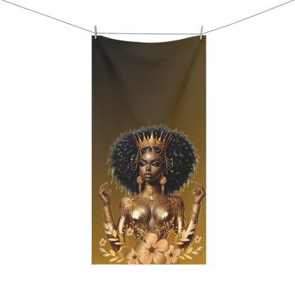Golden Goddess-Mink-Cotton Towel
