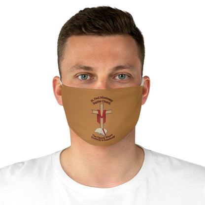 St. Paul Missionary Baptist Church Face Mask — Brown