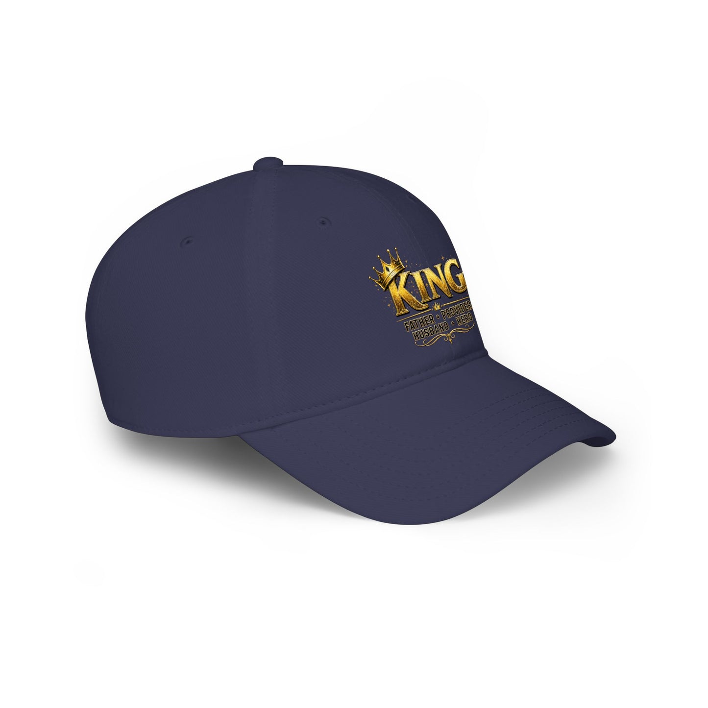 King, Father, Husband, Provider, Hero Crown Baseball Cap