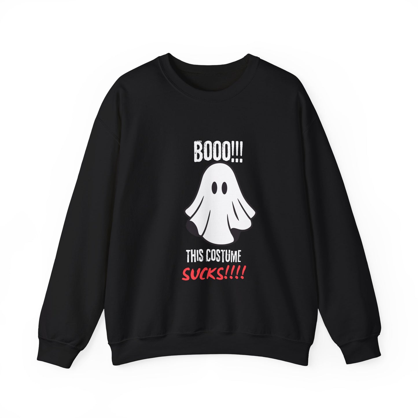Boo Costume Sucks-Black-Sweatshirt