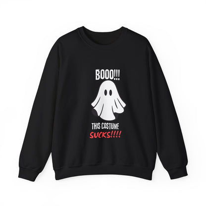 Boo Costume Sucks-Black-Sweatshirt