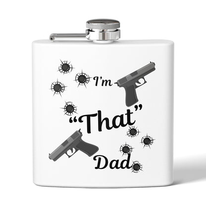 Funny Stainless Steel Flask for Dad | I'm "That" Dad