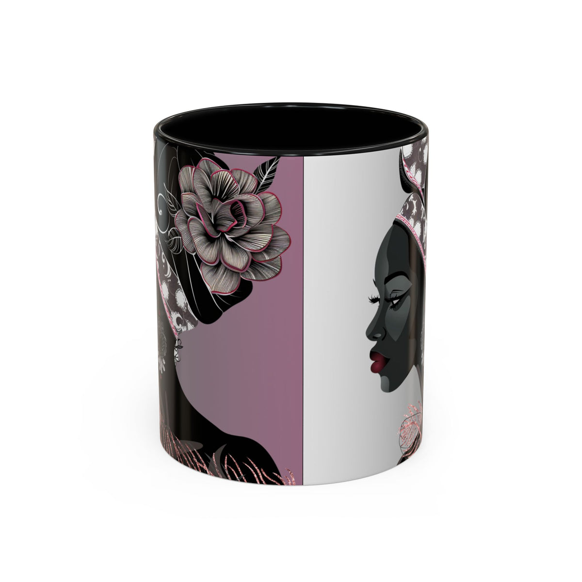 Queen Feather Accent Coffee Mug - 11oz & 15oz