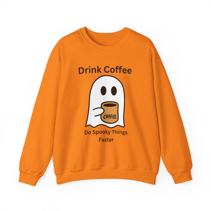 Boo Drink Coffee-Ghost-Sweatshirt
